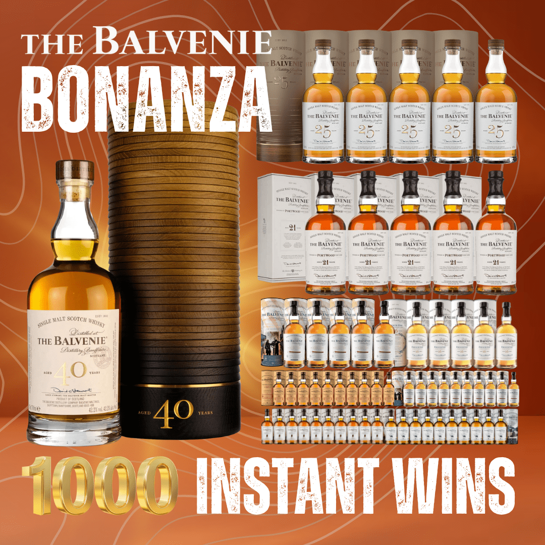 THE BIG BALVENIE BONANZA! The Balvenie 40YO Rare Marriages Worth Over £7000 + 1000 INSTANT WINS!