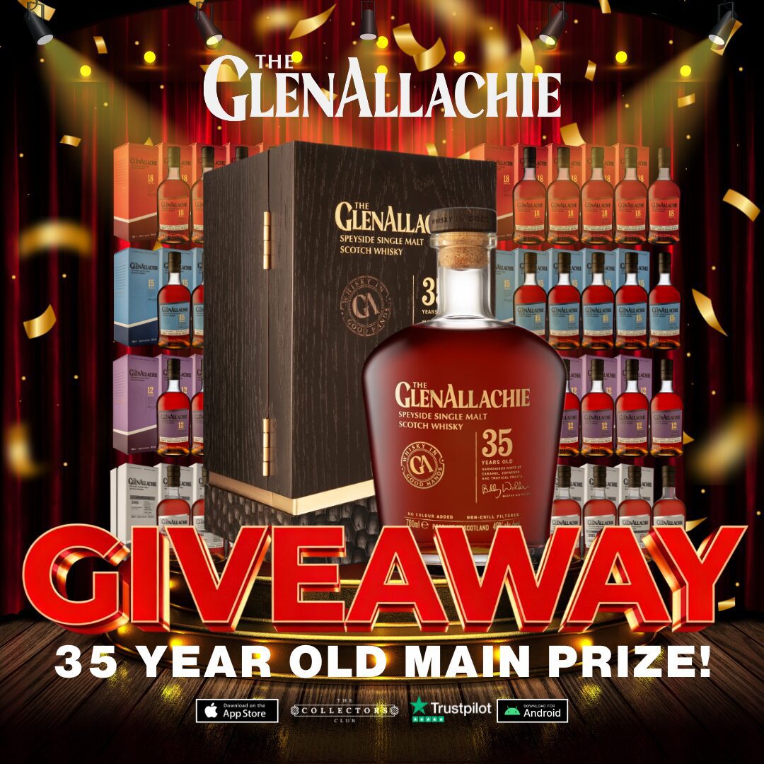 WIN THE GLENALLACHIE GIVEAWAY! GLENALLACHIE 35YO MAIN PRIZE!! PLUS MEGA INSTANT WINS!