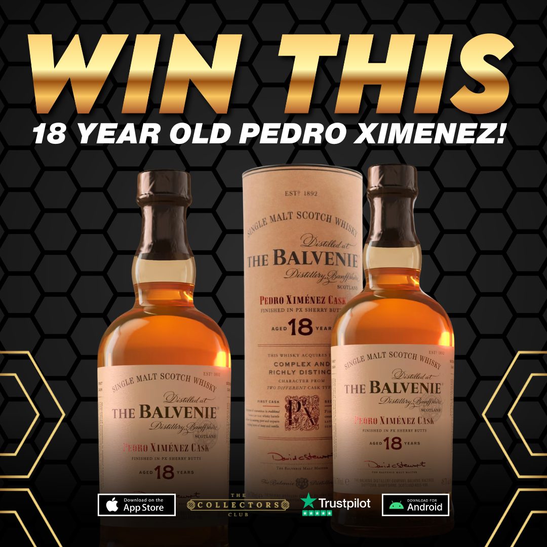 WIN THIS BALVENIE 18 YEAR OLD PEDRO XIMINEZ!