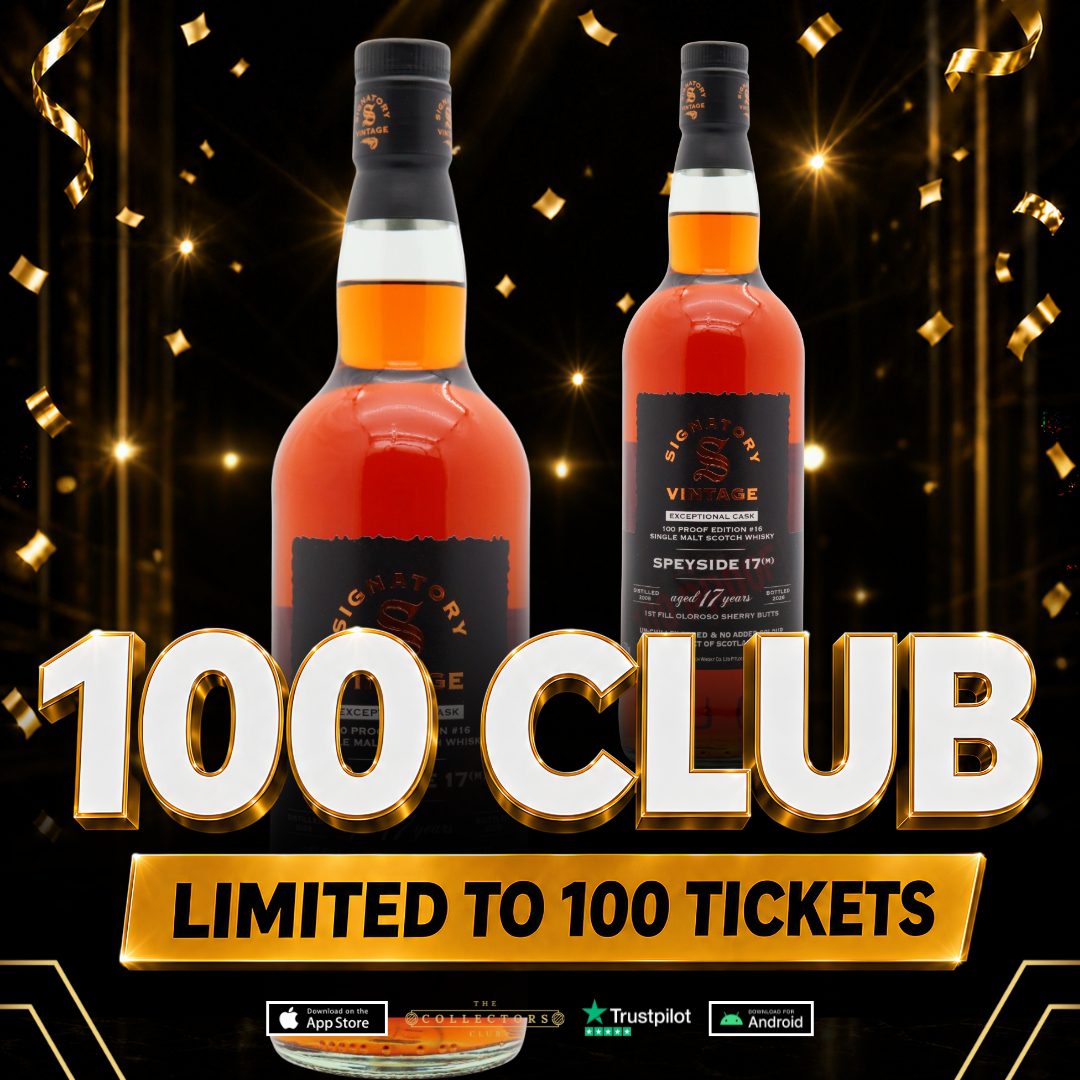THE 100 CLUB! WIN THIS SIGNATORY SPEYSIDE (M) 17 YEAR OLD 2008 EXCEPTIONAL CASK!