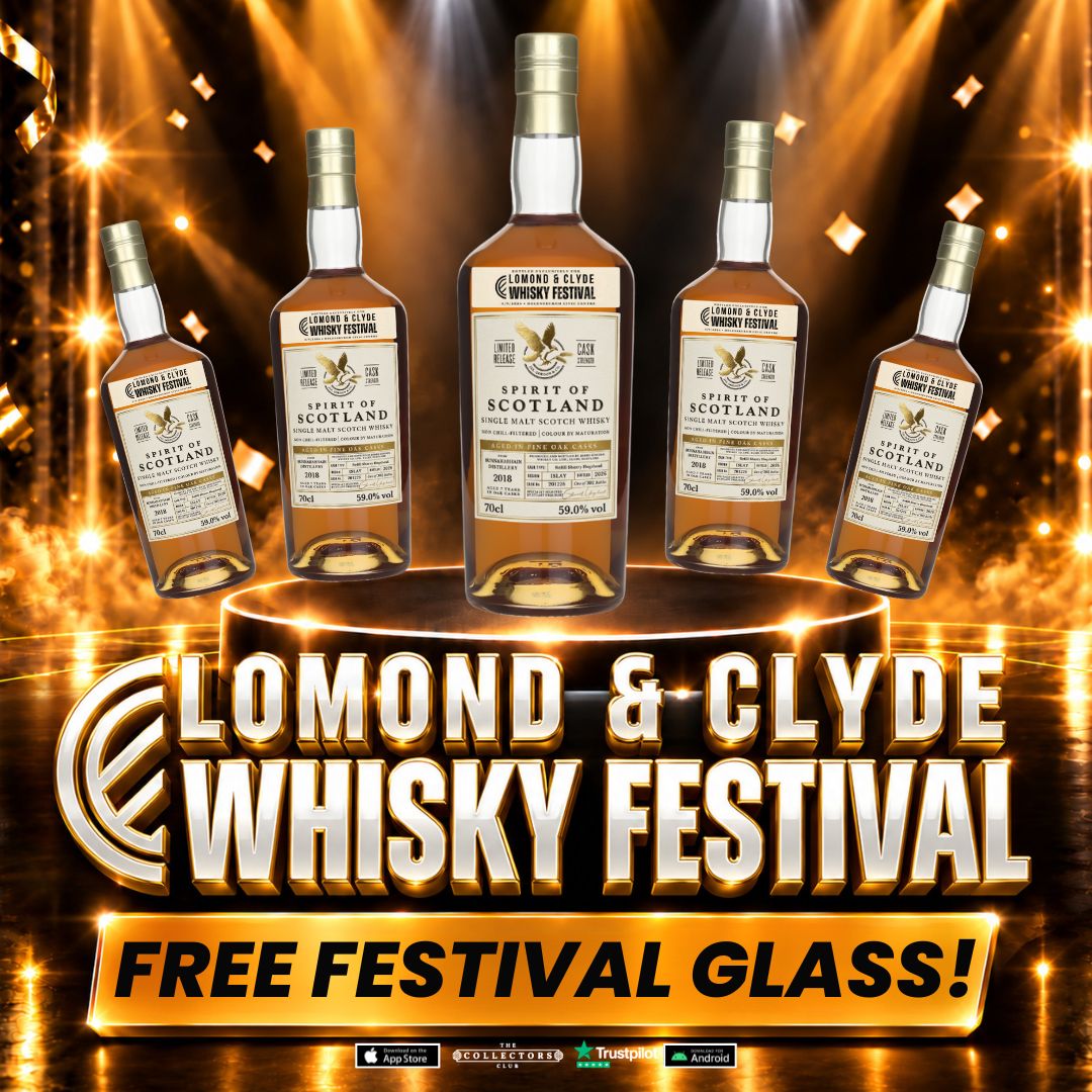 LOMOND & CLYDE WHISKY FESTIVAL BOTTLING 2026! 12 BOTTLES WITH A FREE GLASS!